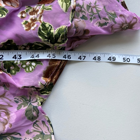 NWT ASTR The Label Midi Dress Size M One Shoulder Satin Mermaid Coquette Velvet - Picture 15 of 15